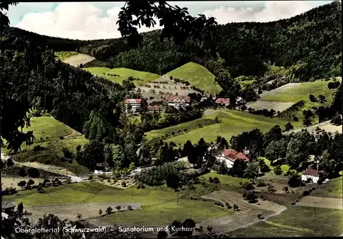 Ak Oberglottertal Glottertal Schwarzwald, Sanatorium und Kurhaus