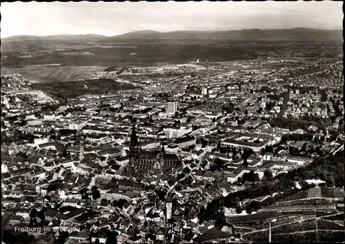 Ak Freiburg im Breisgau, Gesamtansicht