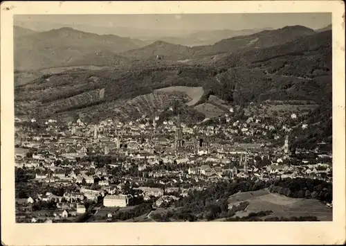 Ak Freiburg im Breisgau, Gesamtansicht