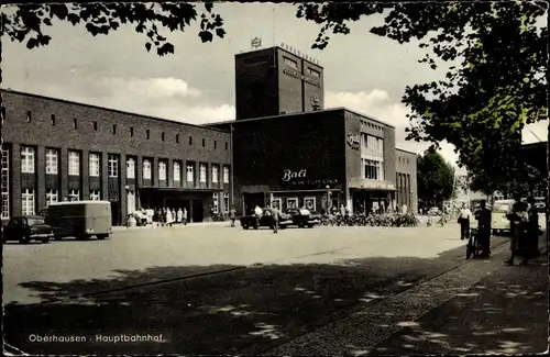 Ak Oberhausen im Ruhrgebiet, Hauptbahnhof