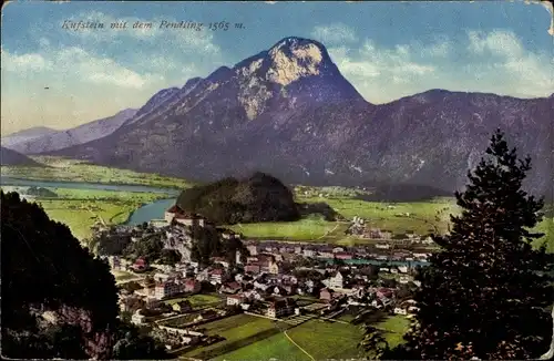 Ak Kufstein in Tirol, Gesamtansicht, Pendling