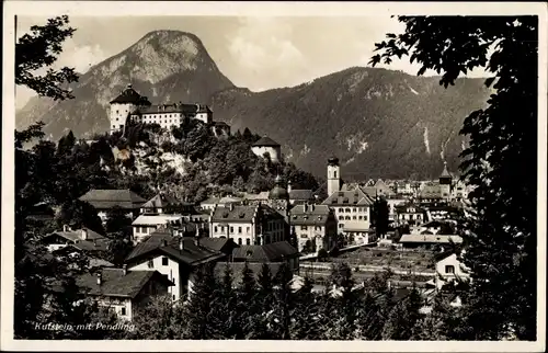 Ak Kufstein in Tirol, Gesamtansicht mit Pendling