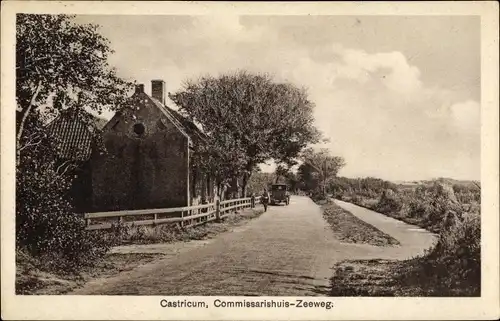 Ak Castricum Nordholland Niederlande, Commissarishuis, Zeeweg