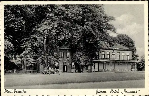 Ak Gieten Drenthe Niederlande, Hotel Braams