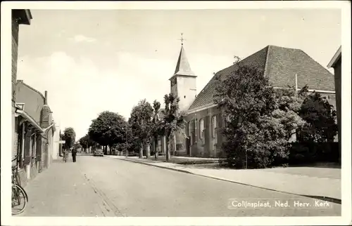 Ak Colijnsplaat Zeeland, Ned. Herv. Kerk