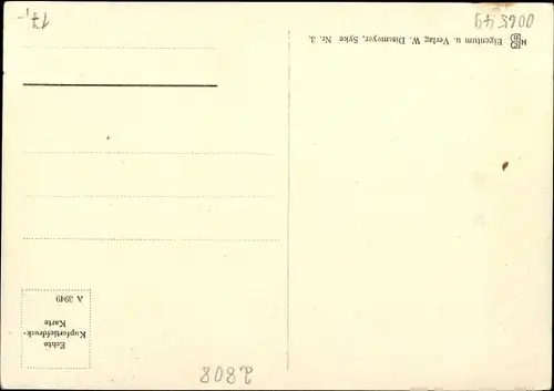 Ak Syke, Blick zum Landratsamt,1928