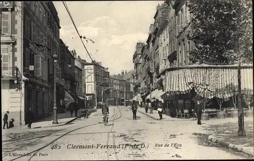 Ak Clermont Ferrand Puy de Dôme, Rue de l'Ecu