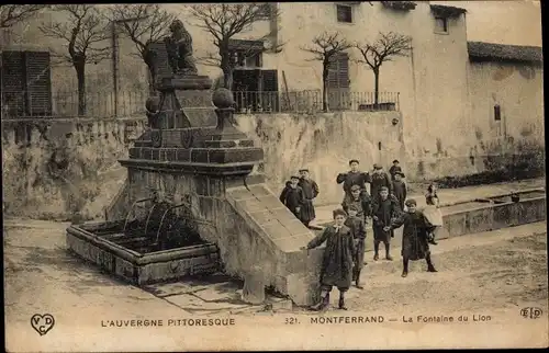 Ak Montferrand Puy de Dôme, La Fontaine du Lion