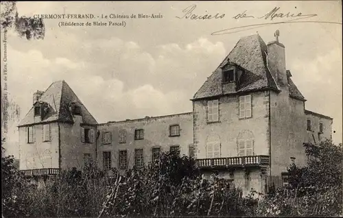 Ak Clermont Ferrand Puy de Dôme, Le Chateau de Bien Assis