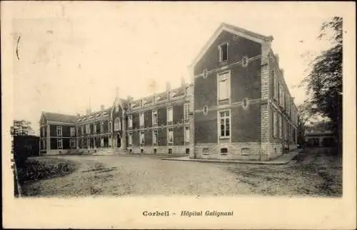 Ak Corbeil Essonne, Hopital Galignani