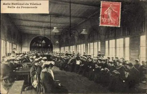 Ak Le Vesinet Yvelines, Asile National, Salle du Promenoir