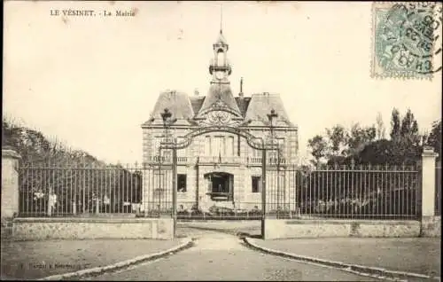 Ak Le Vesinet Yvelines, La Mairie