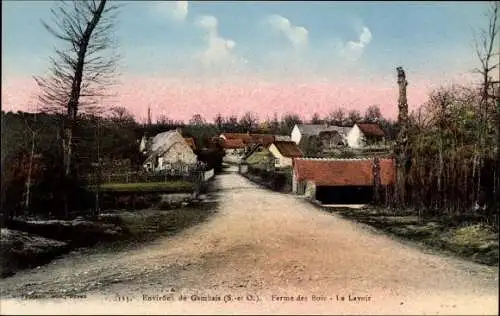 Ak Gambais Yvelines, Ferme des Bois, Le Lavoir