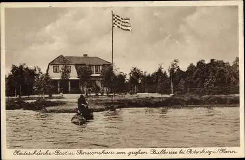 Ak Rotenburg an der Wümme, Heideschänke am großen Bullensee