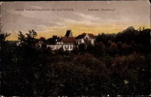 Ak Altkloster Buxtehude im Kreis Stade, Kurhotel Waldburg
