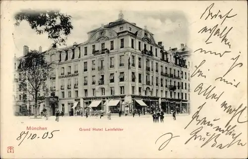 Ak München, Grand Hotel Leinfelder