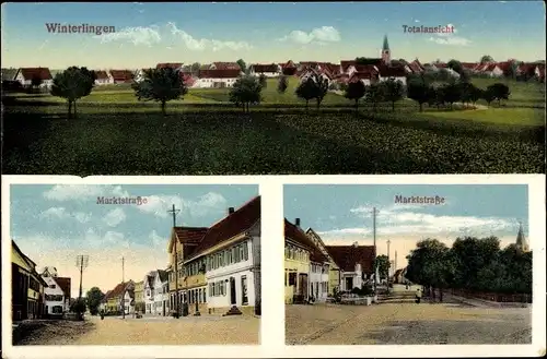 Ak Winterlingen Schwäbische Alb, Totalansicht, Marktstraße