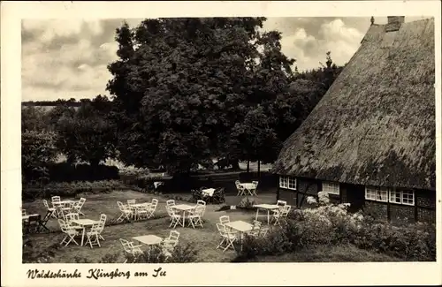 Ak Pönitz Scharbeutz in Ostholstein, Waldschenke Klingberg