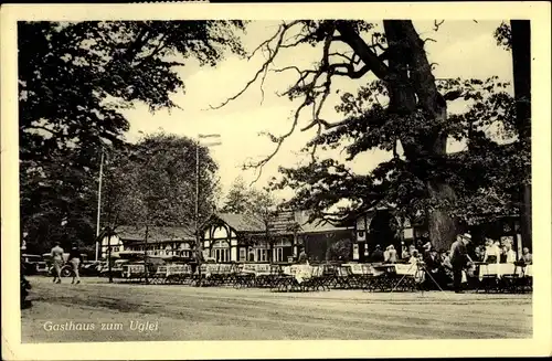 Ak Ukleisee Eutin Schleswig Holstein, Gasthaus zum Uglei