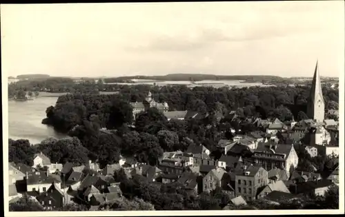 Ak Lensahn in Holstein, Luftbild vom Ort