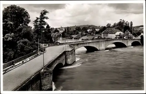 Ak Rheinfelden in Baden, Rheinbrücke