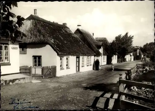 Ak Nordseebad Büsum, Alte Dorfstraße