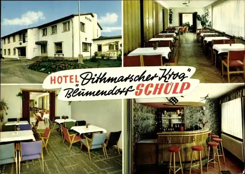 Ak Schülp in Dithmarschen, Hotel Dithmarscher Krog