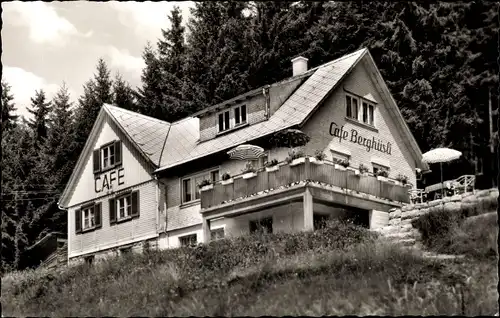 Ak Schonach im Schwarzwald, Café Berghüsli