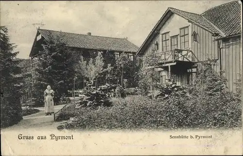 Ak Bad Pyrmont in Niedersachsen, Sennhütte