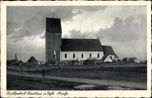 Ak Keitum auf Sylt, Kirche