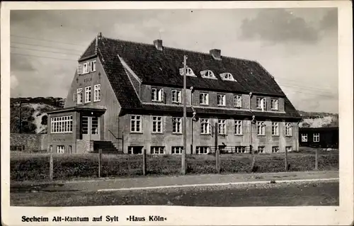 Ak Rantum auf Sylt, Seeheim Alt Rantum, Haus Köln