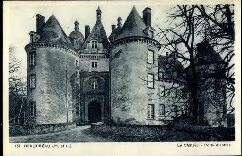 Ak Beaupréau Maine et Loire, Le Chateau, Porte d'entree