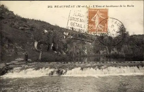 Ak Beaupréau Maine et Loire, L'Evre, Les coteaux de la Roche