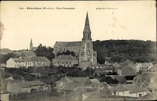 Ak Beaupréau Maine et Loire, Vue d'ensemble