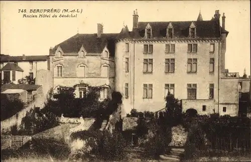 Ak Beaupréau Maine et Loire, Ancien Hotel du Senechal