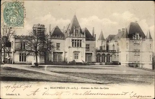 Ak Beaupréau Maine et Loire, Chateau du Bois du Coin