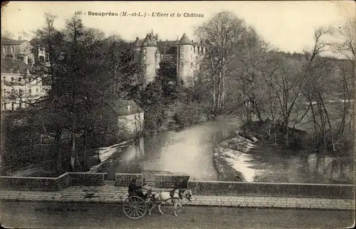 Ak Beaupréau Maine et Loire, L'Evre, Le Chateau