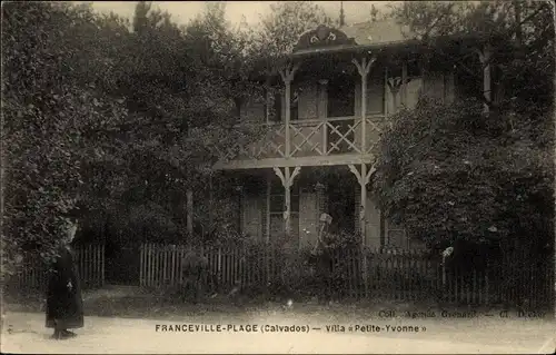 Ak Franceville Plage Calvados, Villa Petite Yvonne