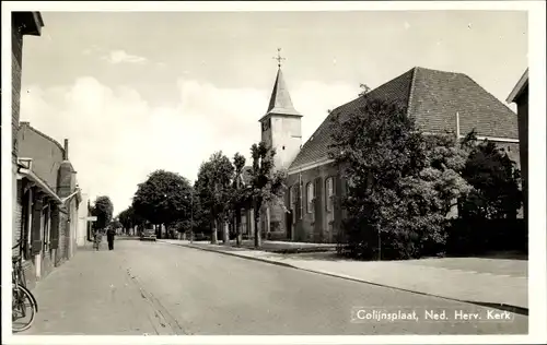 Ak Colijnsplaat Zeeland, Ned. Herv. Kerk