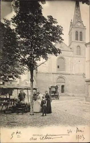 Ak Epinay Essonne, L'Eglise