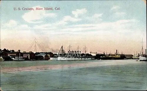 Ak Mare Island Vallejo Kalifornien USA, Mare Island Naval Shipyard, U.S. Criusers