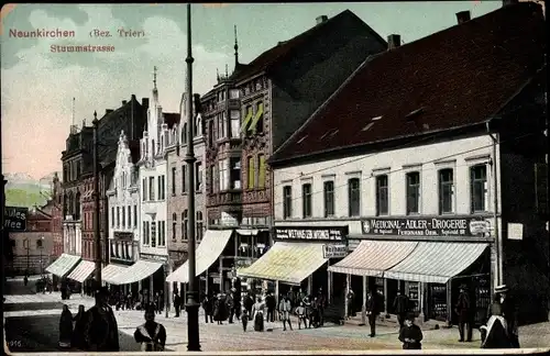 Ak Neunkirchen Bez. Trier Saarland, Stummstraße, Adler Drogerie