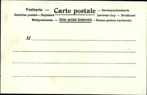 Briefmarken Litho La Poste en Allemagne, Postbote, 5 Pf