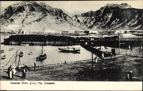 Ak Aden Jemen, Steamer Point, The Crescent