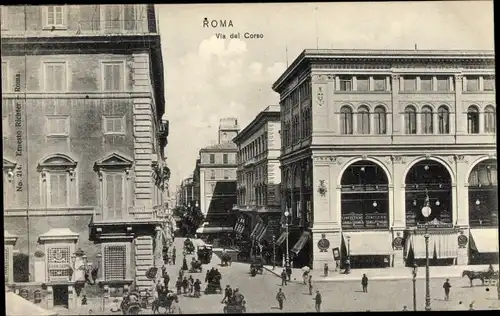 Ak Roma Rom Lazio, Via del Corso