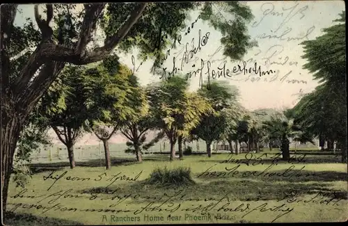 Ak Phoenix Arizona USA, A Ranchers Home