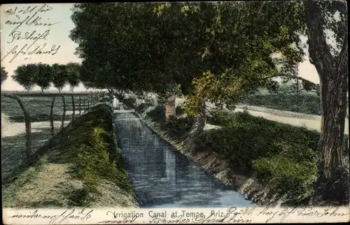 Ak Tempe Arizona USA, Irrigation Canal