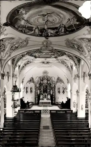 Ak Schonach im Schwarzwald, Pfarrkirche St. Urban