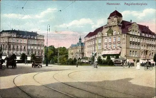 Ak Hannover in Niedersachsen, Aegidientorplatz