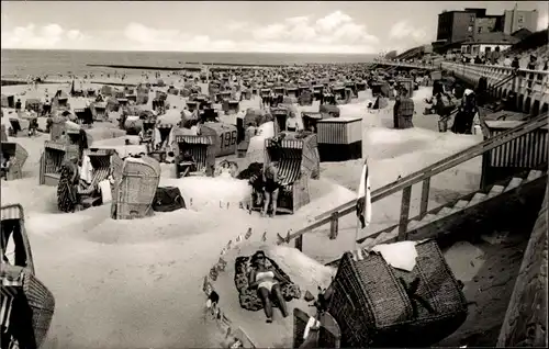 Ak Westerland auf Sylt, Am Südstrand